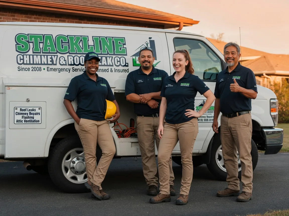 Chimney flashing repair company in Brookeland, TX